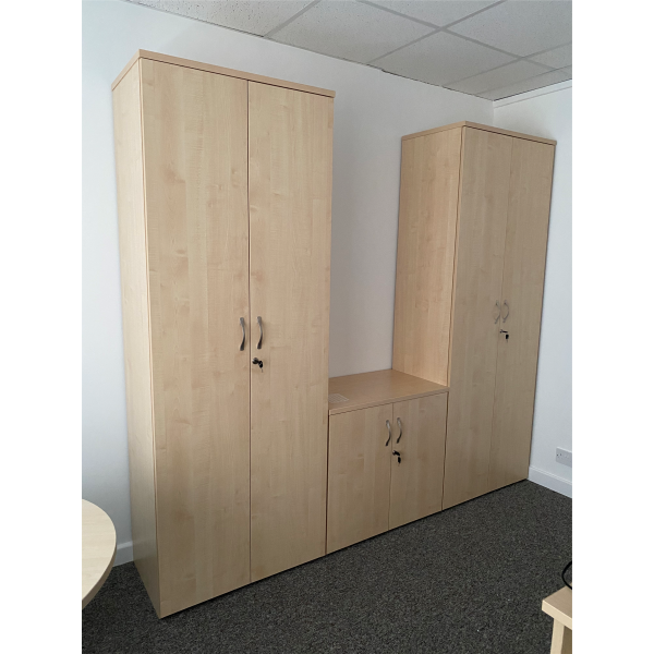 Maestro Lockable Wooden Office Cupboard